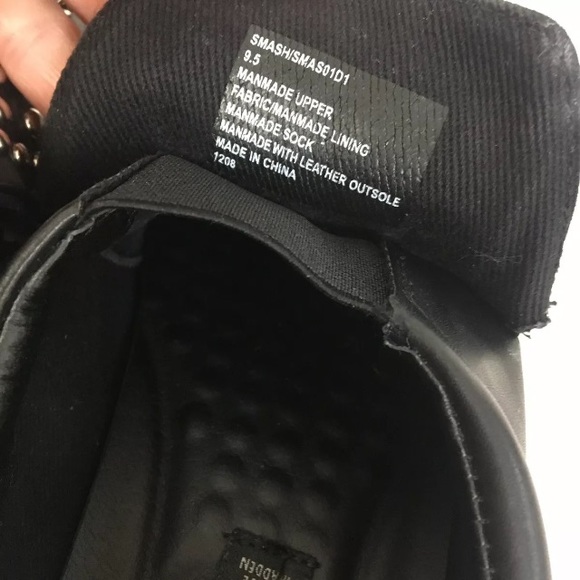 Steven Steve Madden Smash Studded Black Loafers - Picture 6 of 8